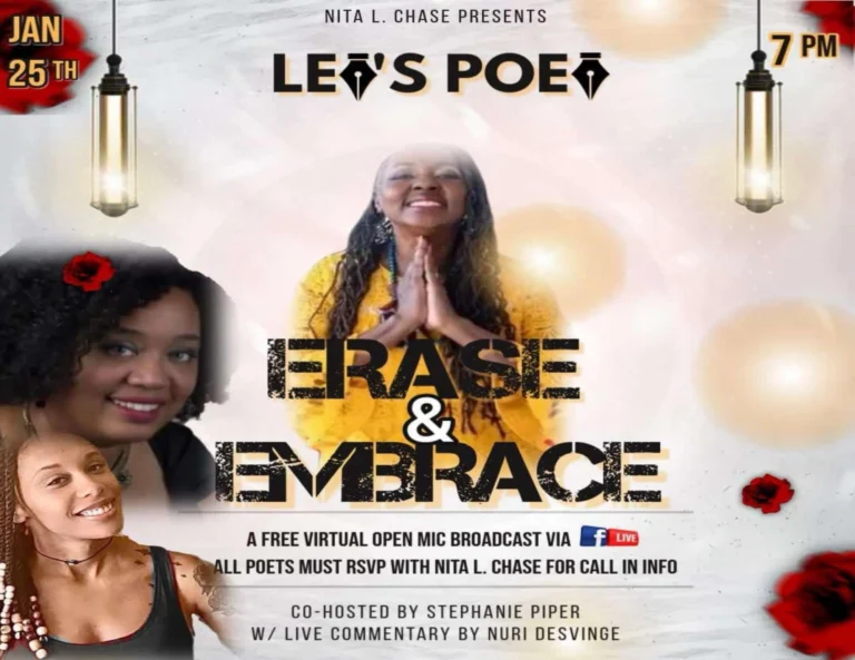 Let’s Poet event flyer