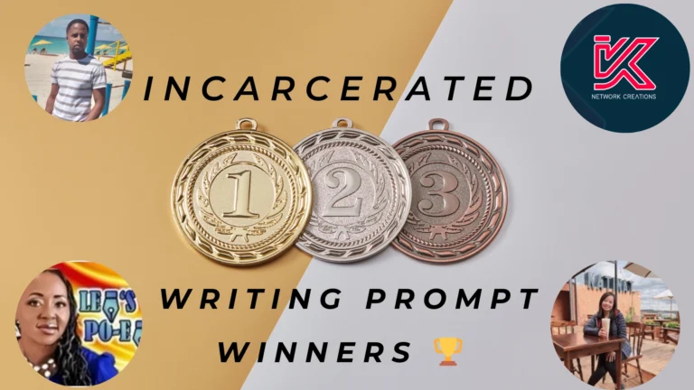 Incarcerated writing prompt competition winners graphic