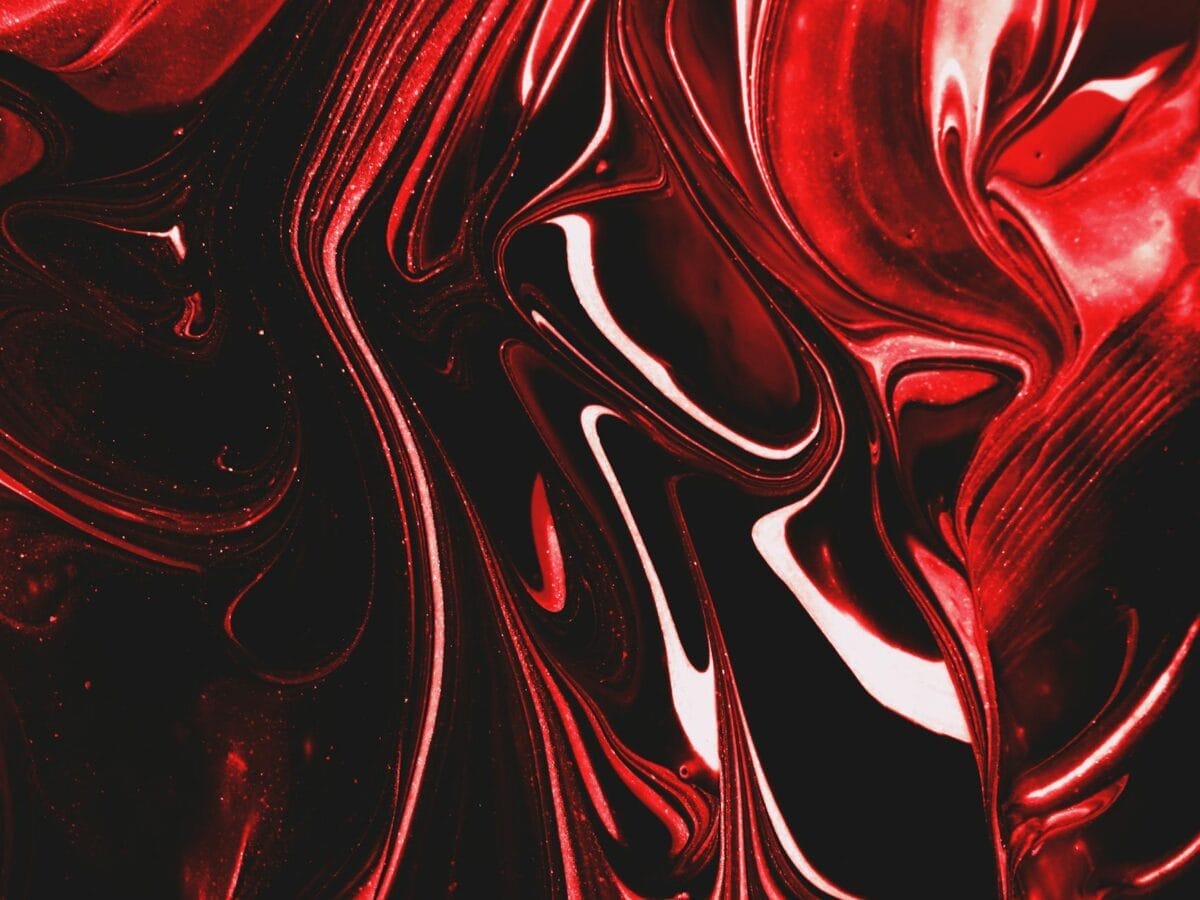 Close-up photograph of a painting