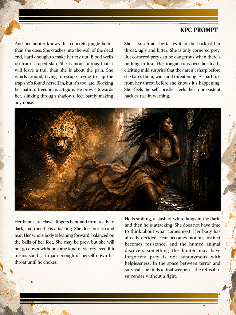 Second corrected magazine page for C.J. Sahadeo’s Embodying Animal Instincts: What It Reveals Beyond Language