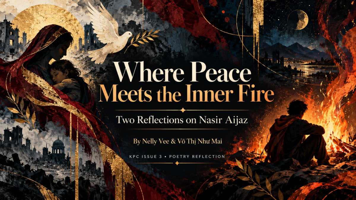 Issue 3 artwork for Where Peace Meets the Inner Fire — Nasir Aijaz